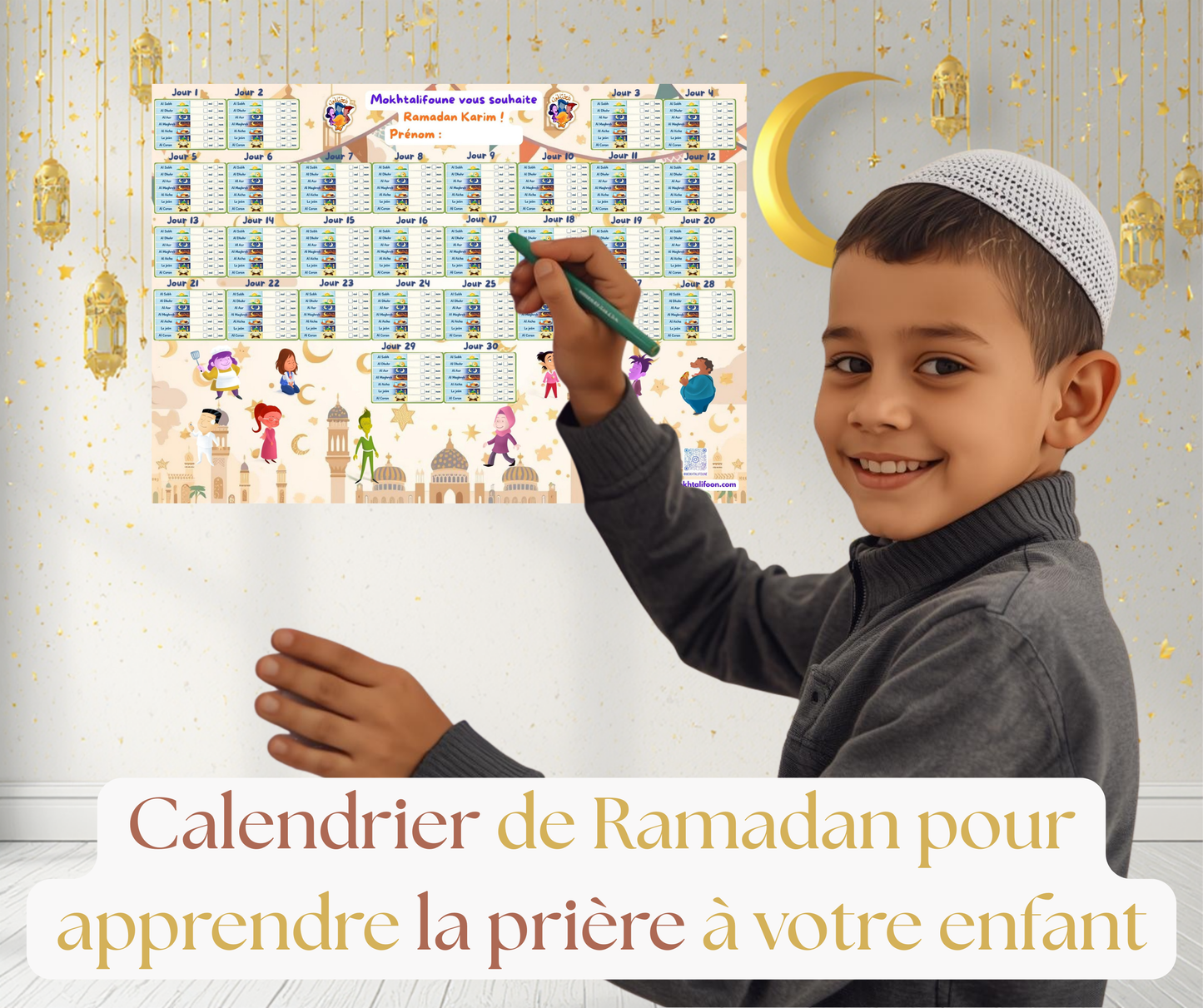 Calendrier de Prière et de Jeun pour Ramadan